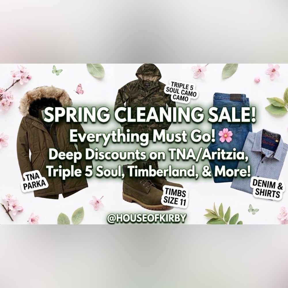Welcome to @houseofkirby Spring Clearance!